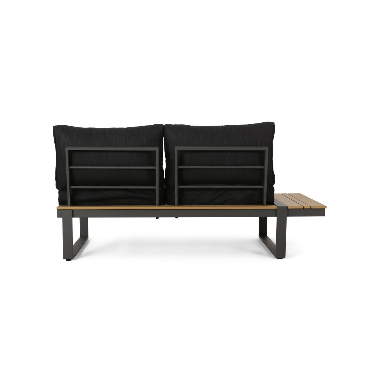 Sterling Outdoor Left Arm And Aluminum Sofa