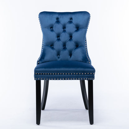 Nikki High End Tufted Dining Chair Set of Two