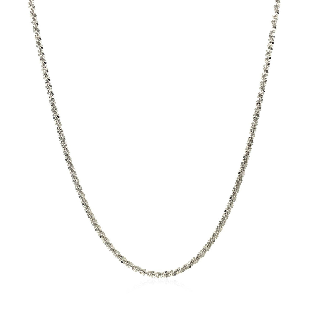 14k white gold sparkle chain necklace 1.5mm by Bids.com on Tampa Home & Garden Store