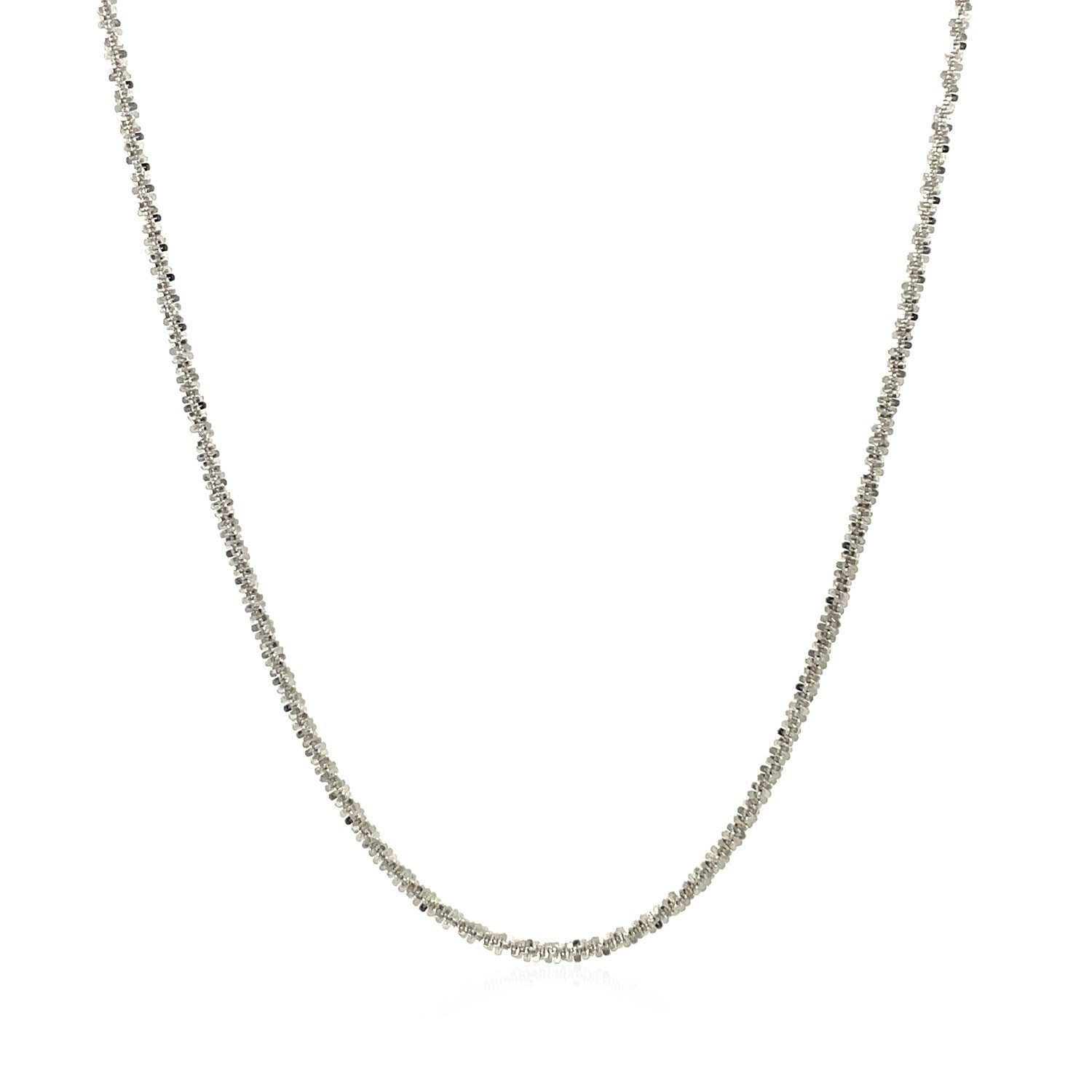 14k white gold sparkle chain necklace 1.5mm by Bids.com on Tampa Home & Garden Store