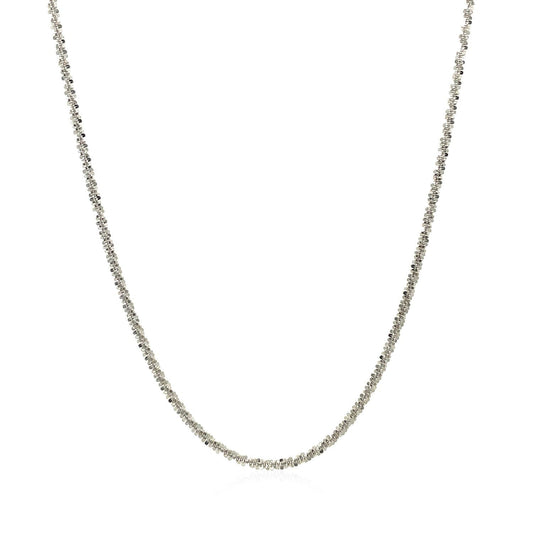 14k white gold sparkle chain necklace 1.5mm by Bids.com on Tampa Home & Garden Store