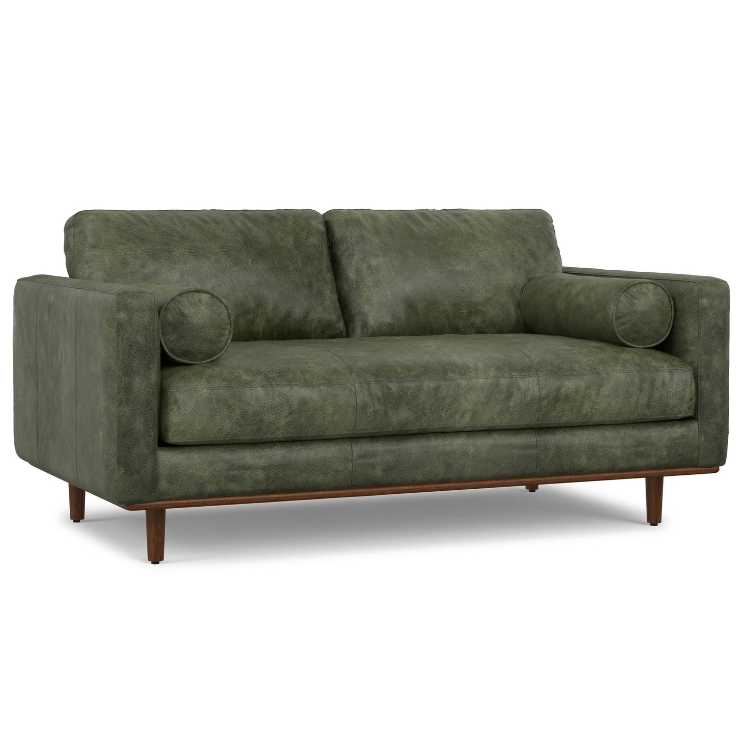 Morrison Brazilian Leather Sofa and Ottoman Set