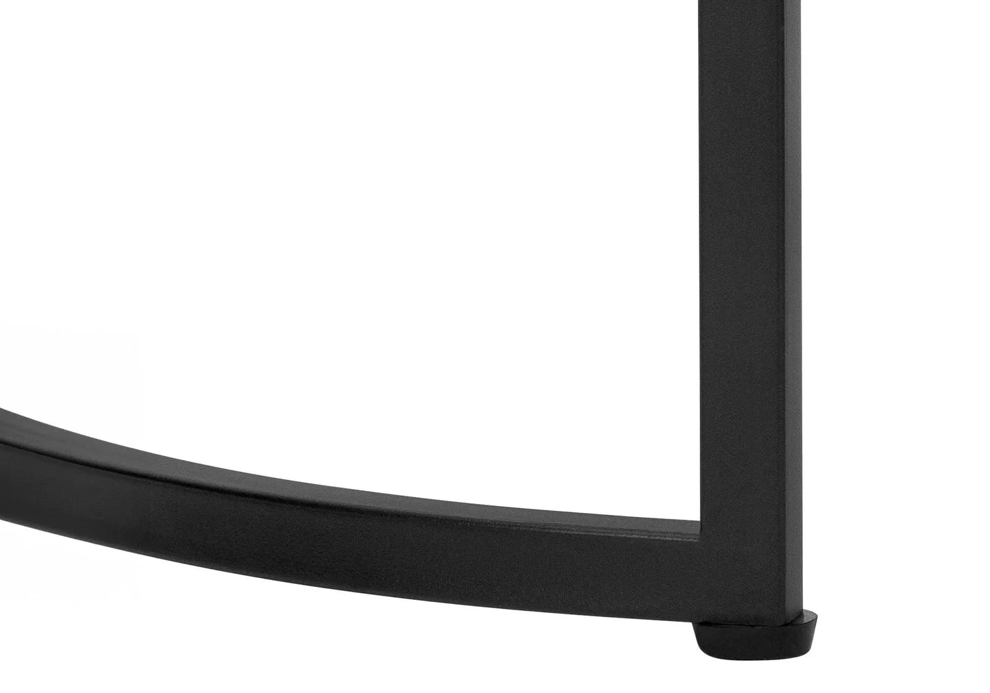 Round Accent Side Table black metal frame curved base Unique Piece Furniture on Tampa Home & Garden Store