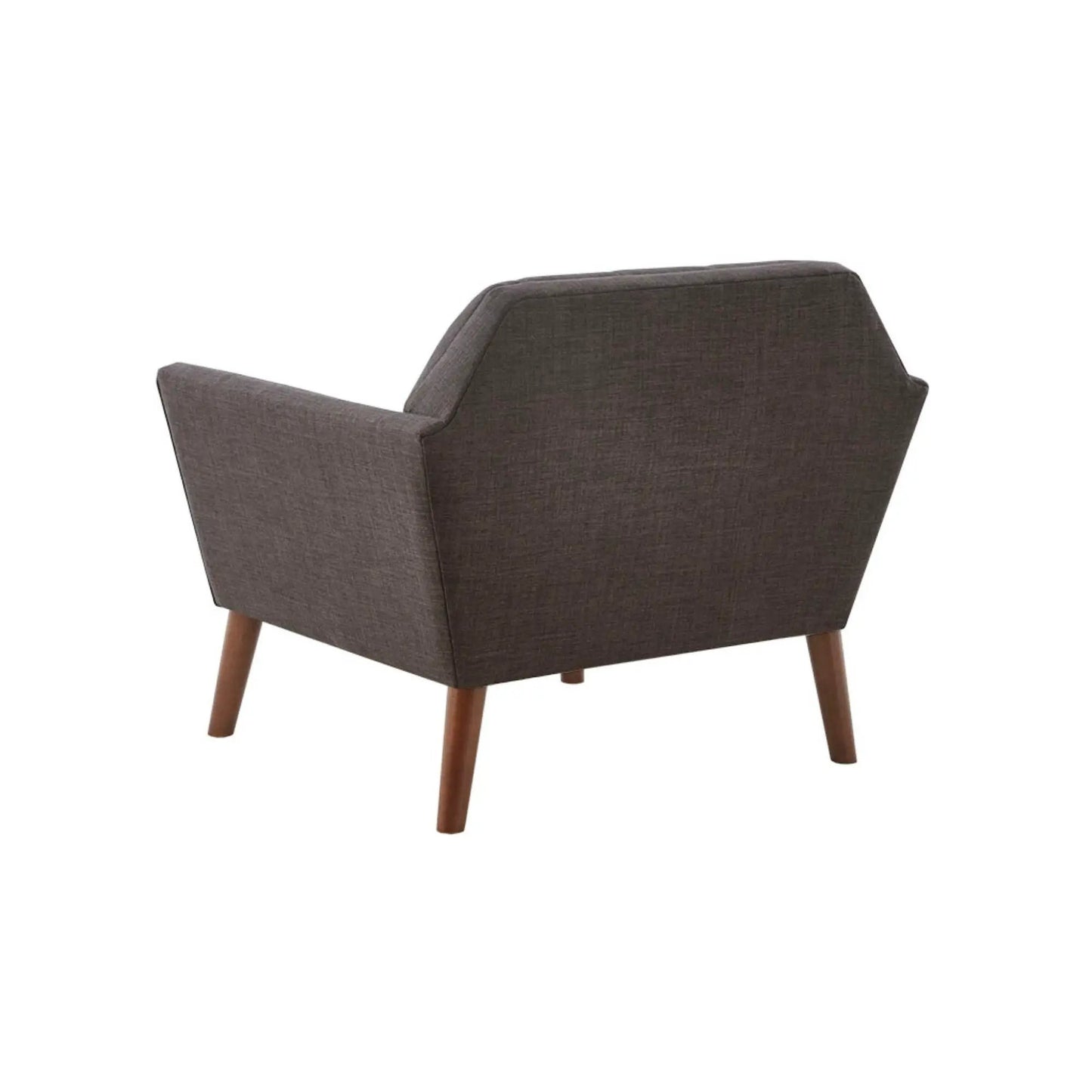 Lounge Chair With Button Tufting Mid Century