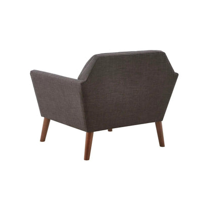 Lounge Chair With Button Tufting Mid Century