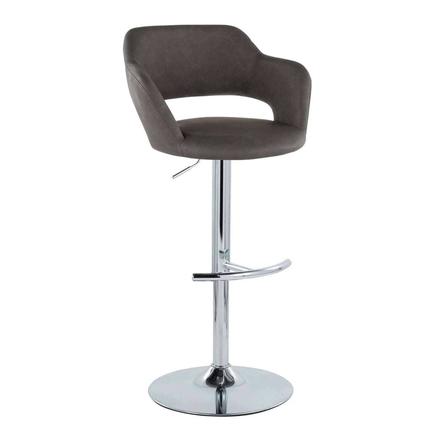 Margarite Contemporary Adjustable Barstool Swivel