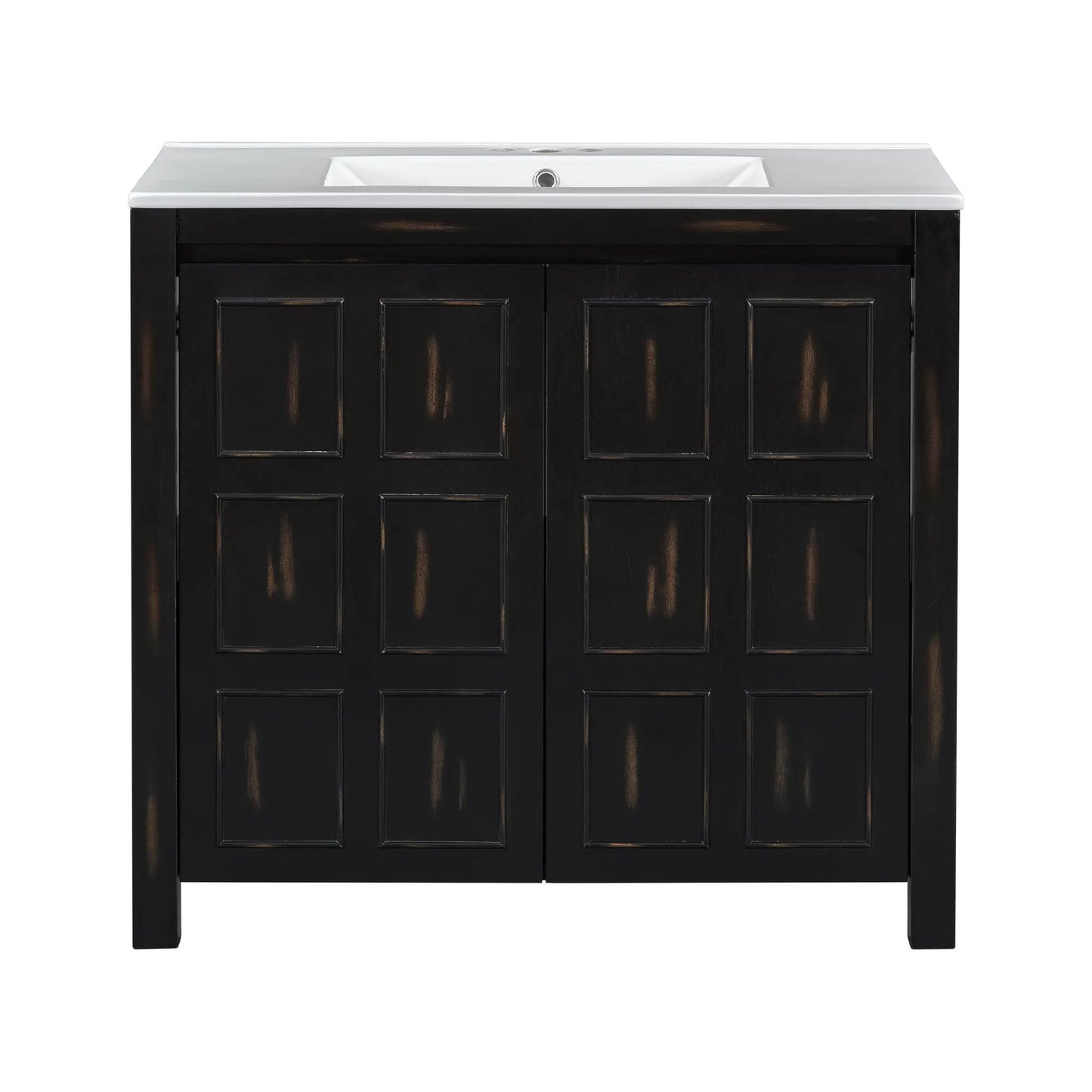 Bathroom Vanity Organizer with Sink and Cabinet