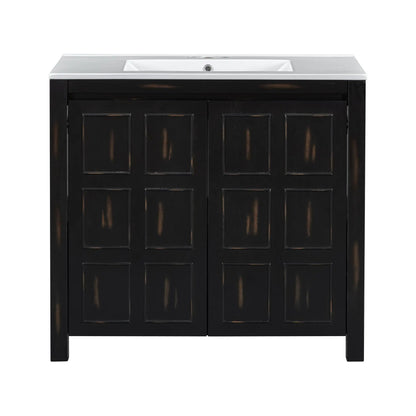 Bathroom Vanity Organizer with Sink and Cabinet