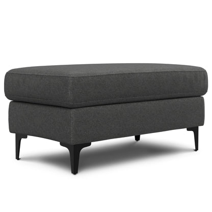 Ava Mid Century Modern Sofa and Ottoman Set