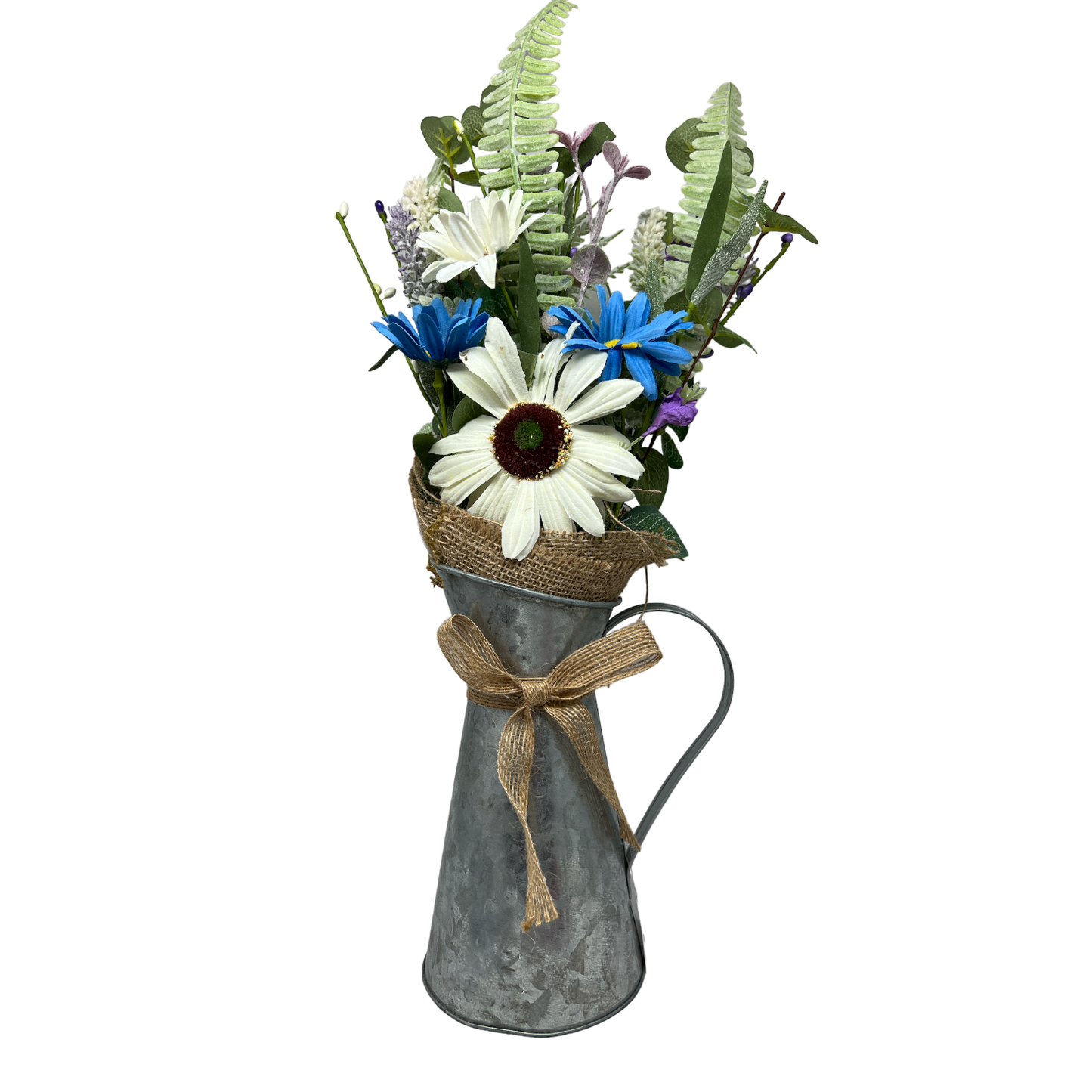 Arrosoir en métal avec fleur de marguerite - 45,7 cm (18 pouces) -