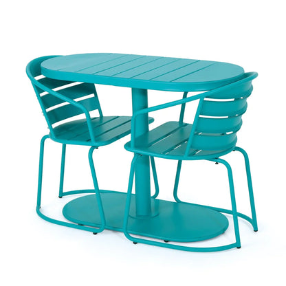 3 Piece Elegant Outdoor Bistro Set with Table