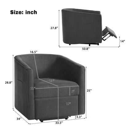 Power Lift Recliner with Footrest and Side Pocket