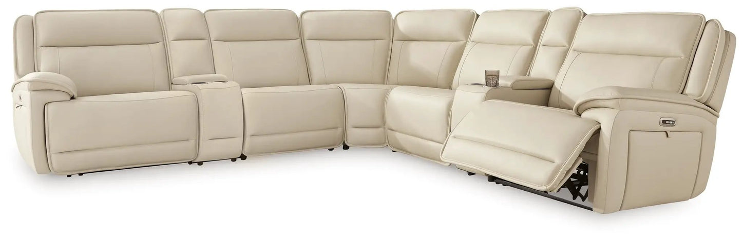 Double Deal and Reclining Sectional Sofa