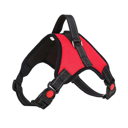 Cat and Dog Traction Rope Pet Vest red with black straps and quick-release buckles Pet Zen on Tampa Home & Garden Store