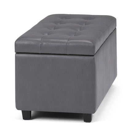 Cosmopolitan Upholstered Storage Ottoman Bench