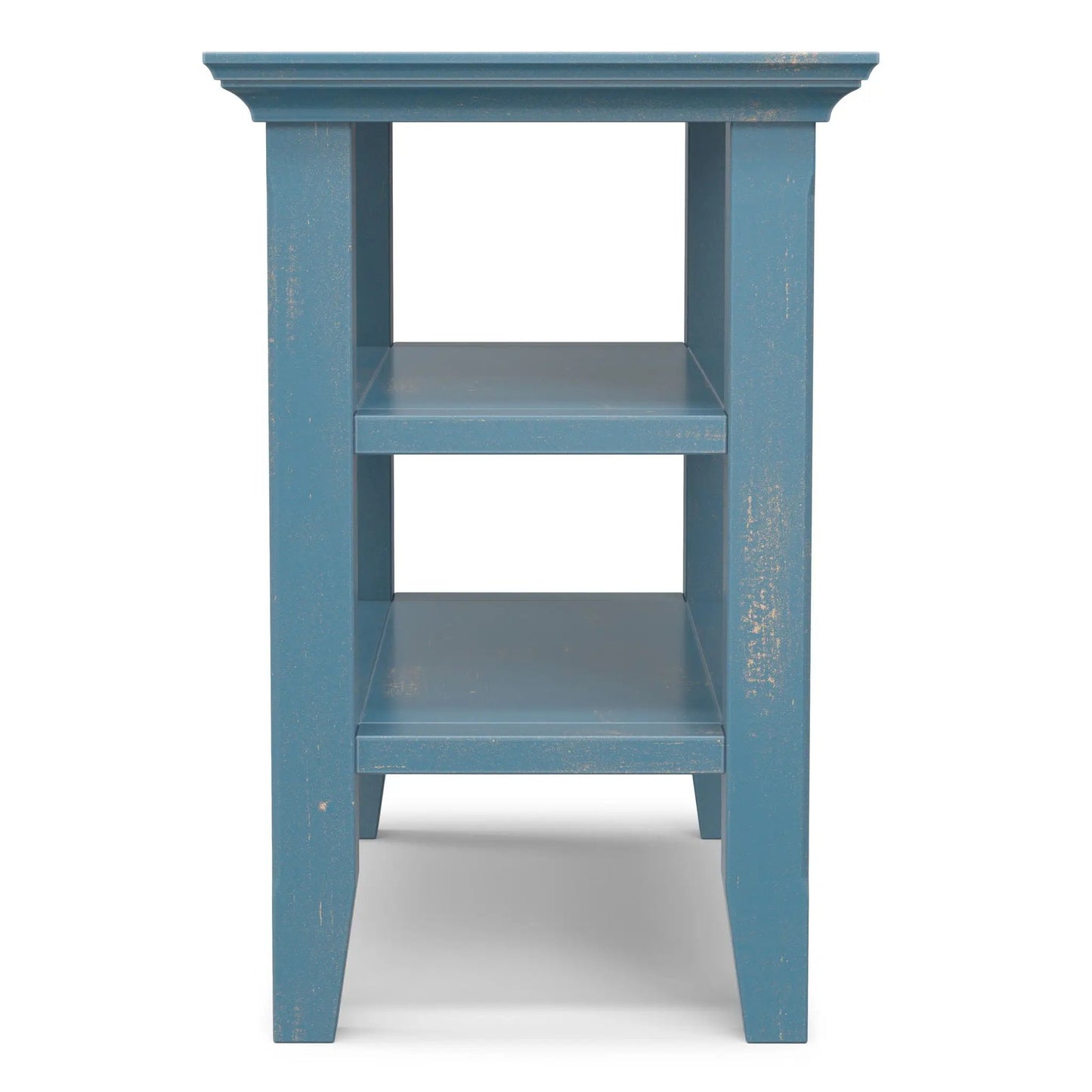 Acadian Narrow Side Table Handcrafted Solid Wood