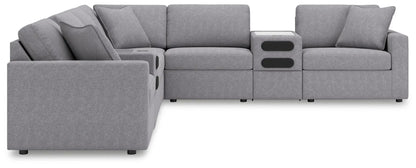 Modmax Sectional in Granite Performance Fabric