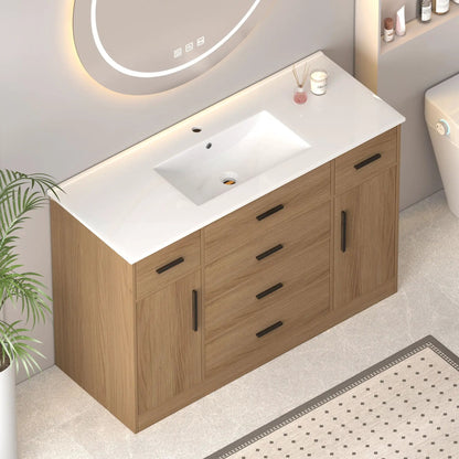 Bathroom Vanity with Ample Storage and Soft Doors