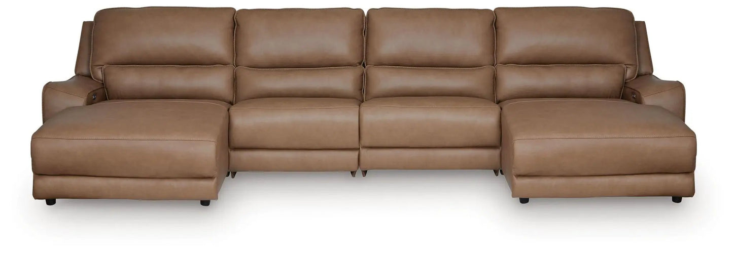 DeepWakes Power Reclining Sectional with Chaise