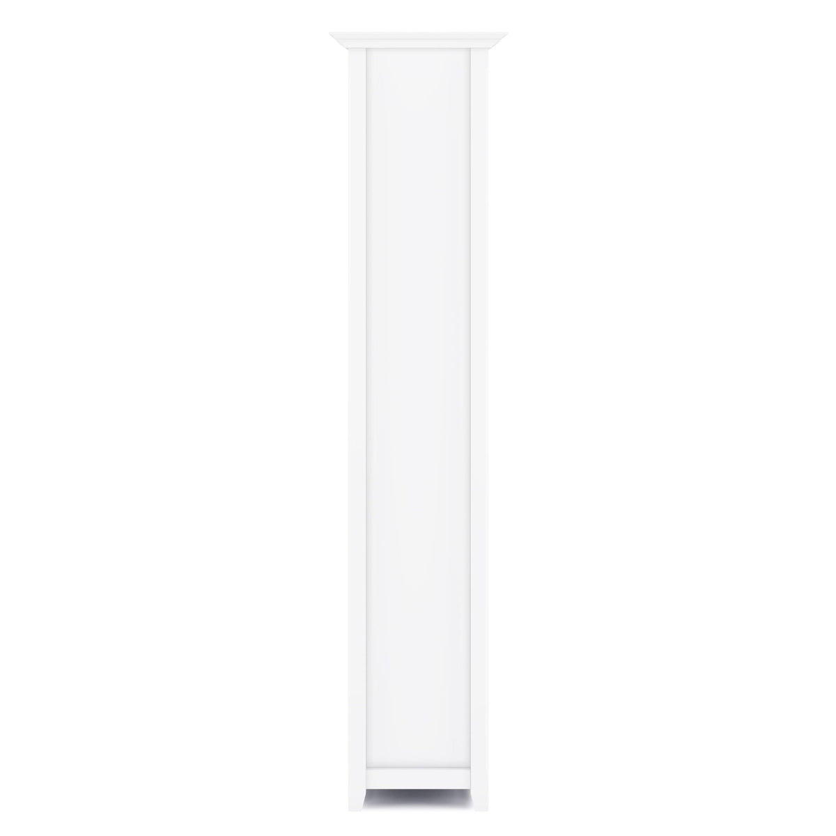 Amherst wooden bookcase with adjustable shelves, white finish, bookcase by HouseOfZazla on Tampa Home & Garden Store