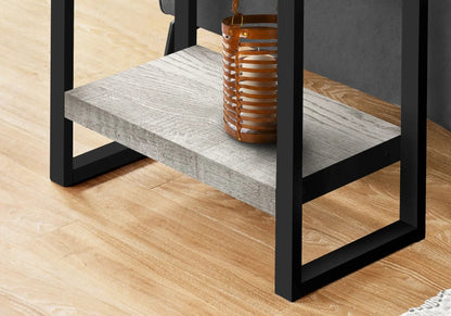 Accent Table Industrial Side Table with Flexible