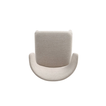 Conrad dining chair beige textured fabric with curved arms on Tampa Home & Garden Store