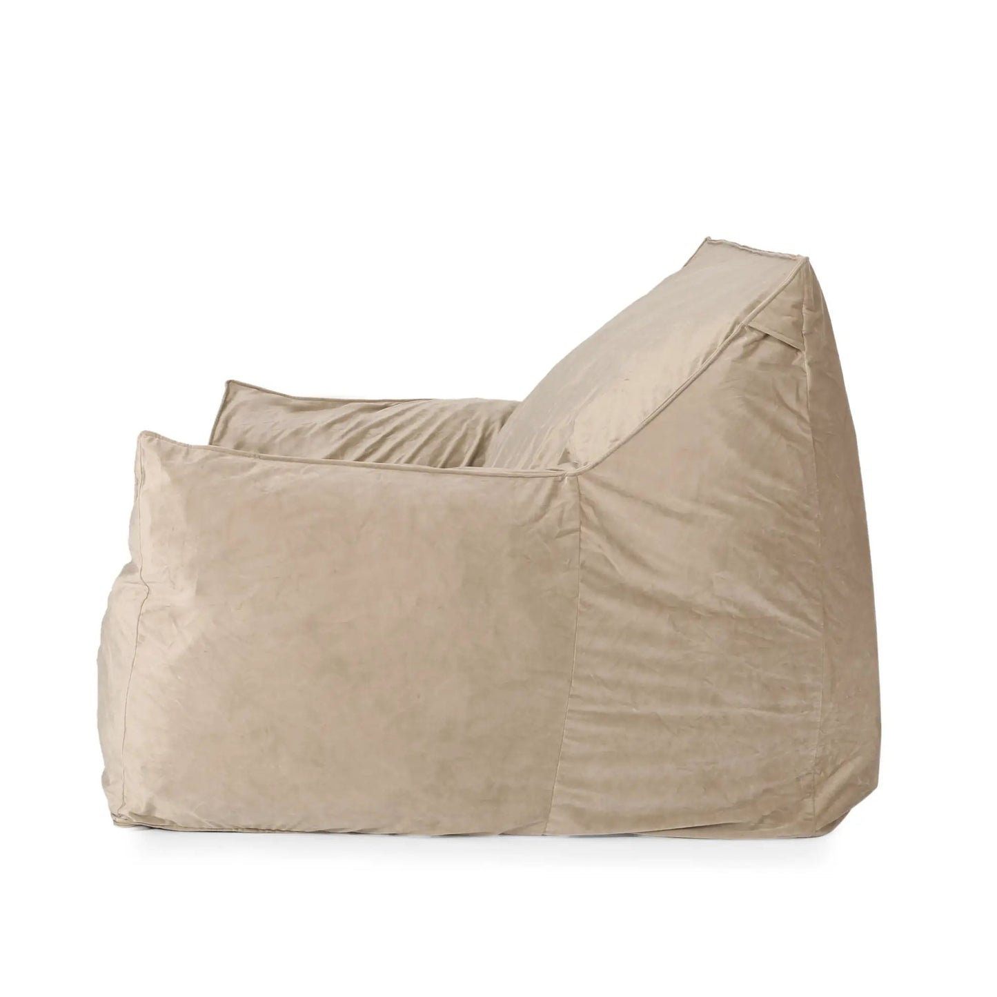 Allea Bean Bag Chair With Armrests For Two