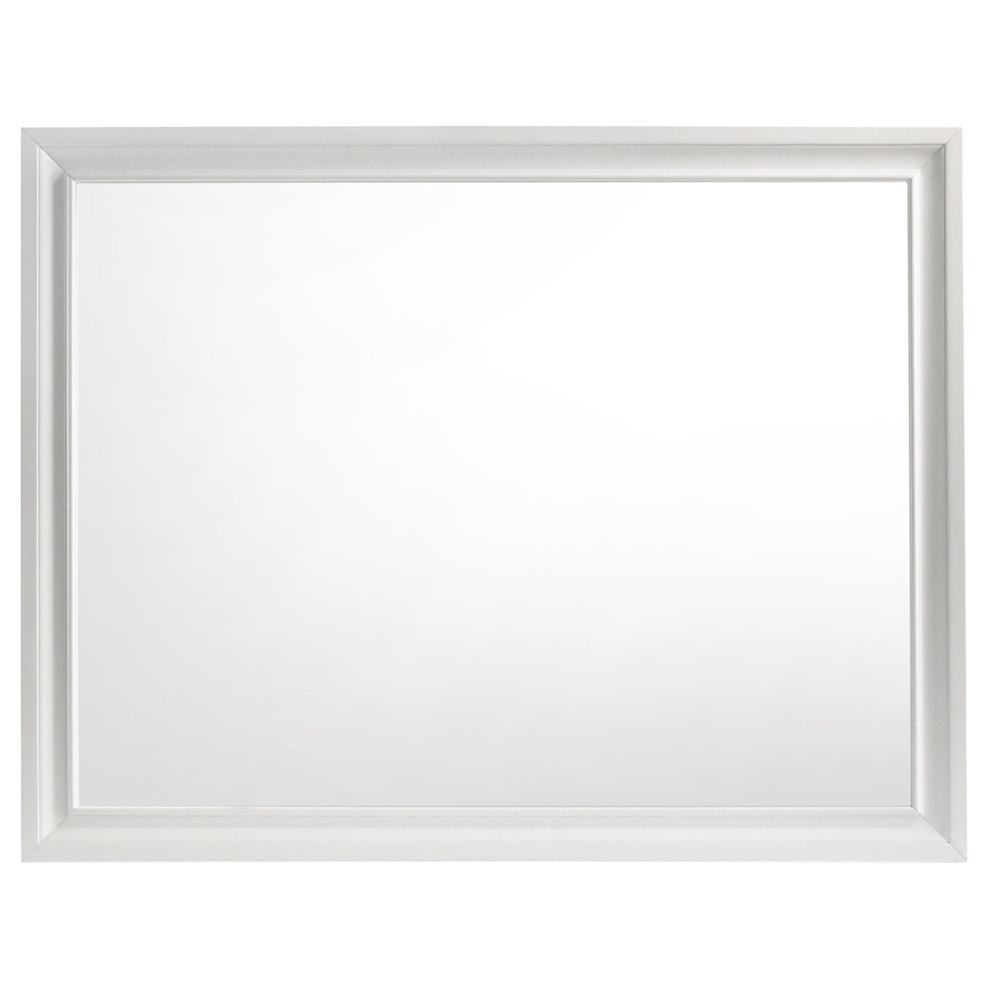 Corbin glittering bedroom set mirror frame in silver beveled finish by HouseOfZazla on Tampa Home & Garden Store