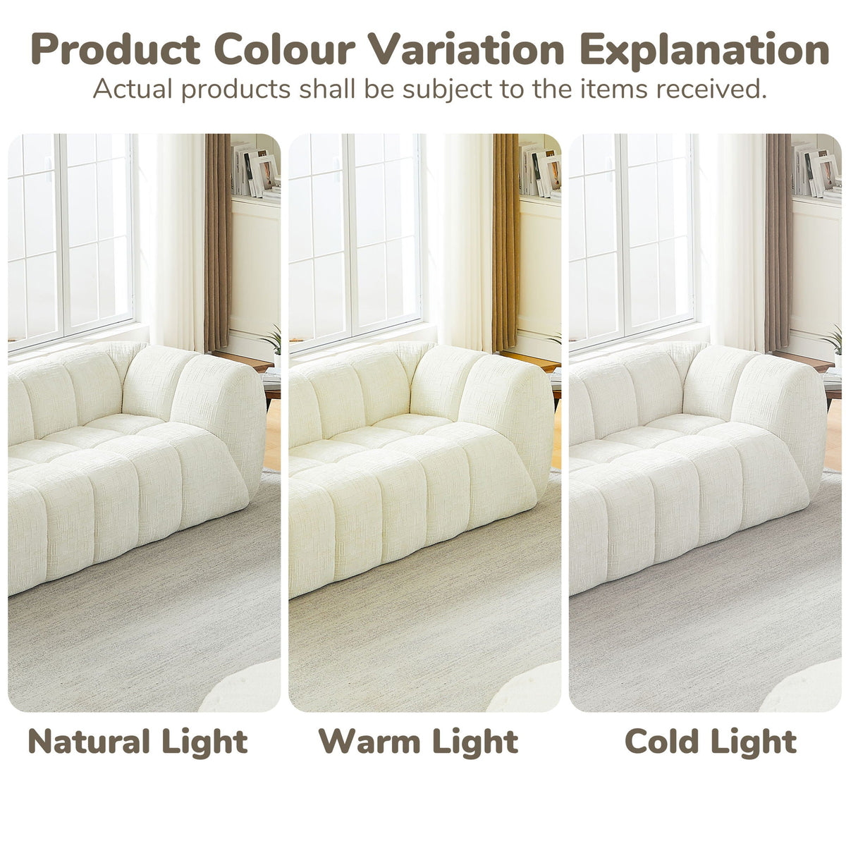 Rounded Cloud Sofa and Piano Key Backrest Design