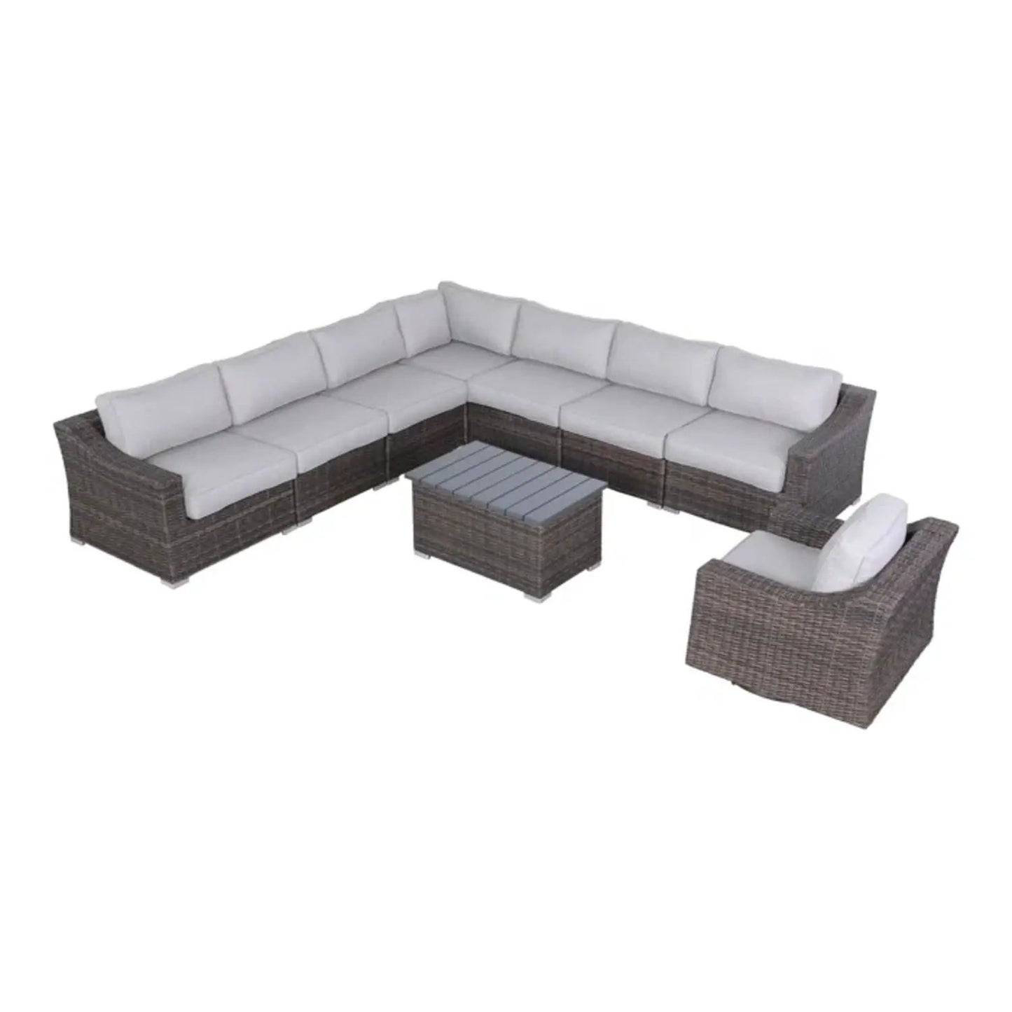 Outdoor Sofa Seating Group with Cushions