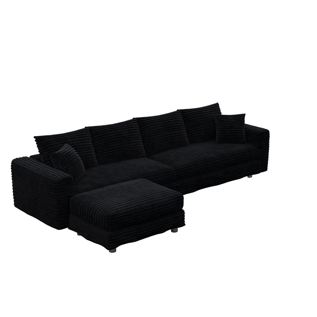 Modern Deep Seat Upholstered Sofa and Couch