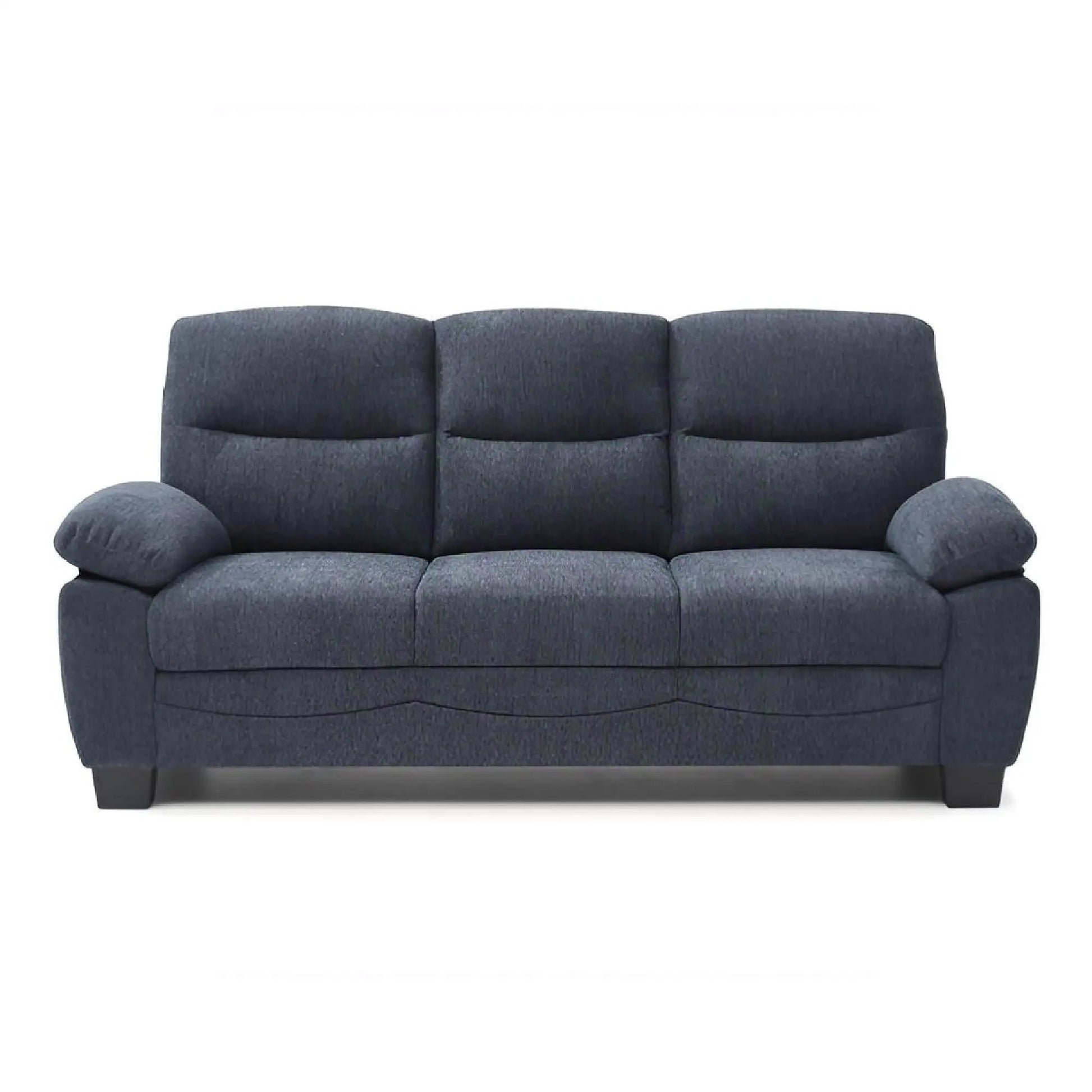 Summerton Sofa with Pillow Top Arms in dark denim fabric by Unique Piece Furniture on Tampa Home & Garden Store