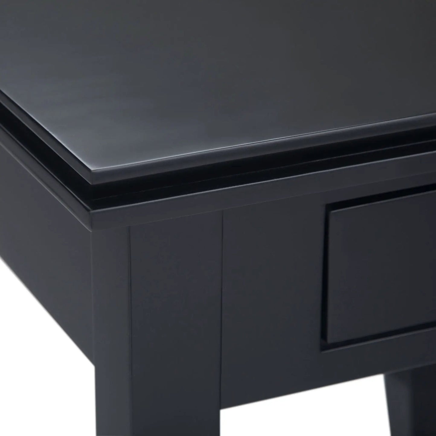 Artisan Handcrafted End Table black finish with beveled edge by Unique Piece Furniture on Tampa Home & Garden Store