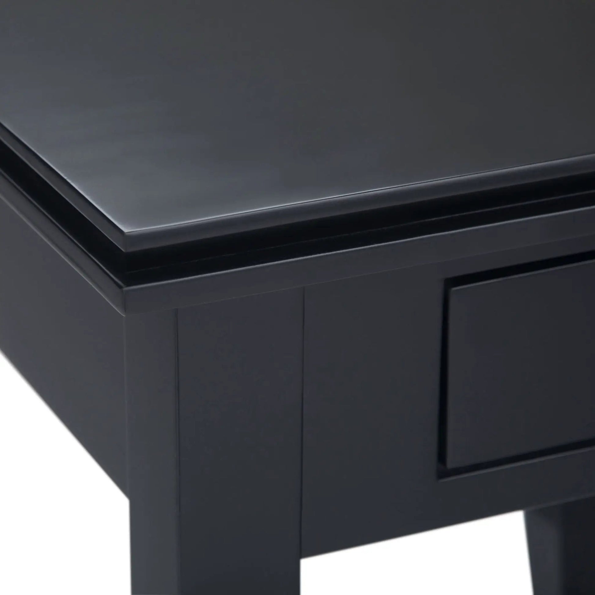 Artisan Handcrafted End Table black finish with beveled edge by Unique Piece Furniture on Tampa Home & Garden Store