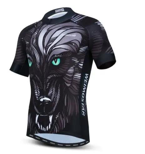Cycling Jersey Men Lion 3D Breathable Top