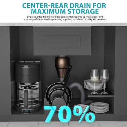 Undermount Kitchen Sink And Deep Single Bowl