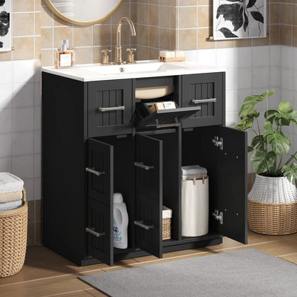 Vanity With Undermount Sink and Soft Close Doors