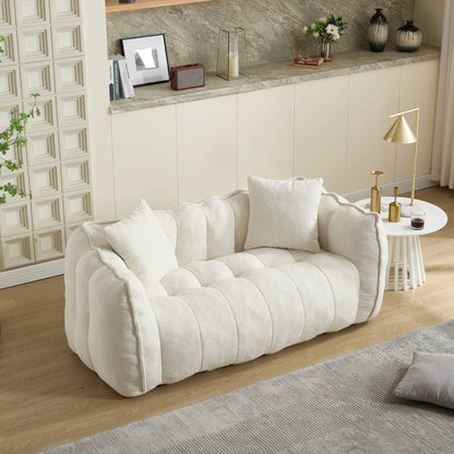 Cozy Beanbag Chair With Resilient Foam Core For 2