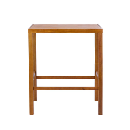 Teak Finish Acacia Outdoor Dining Table For Patio