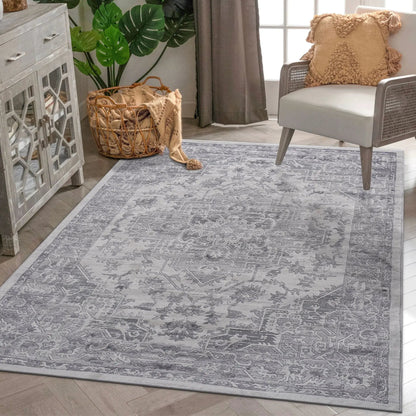 Marfi Oriental Rug in Neutral Tones for Home