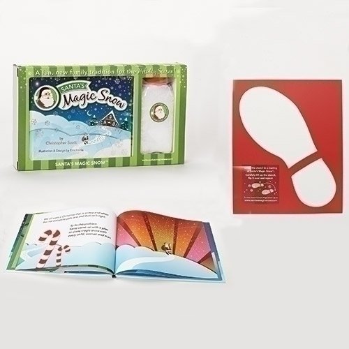Santa Claus Book And Snow Boot Stencil 3 Piece Kit