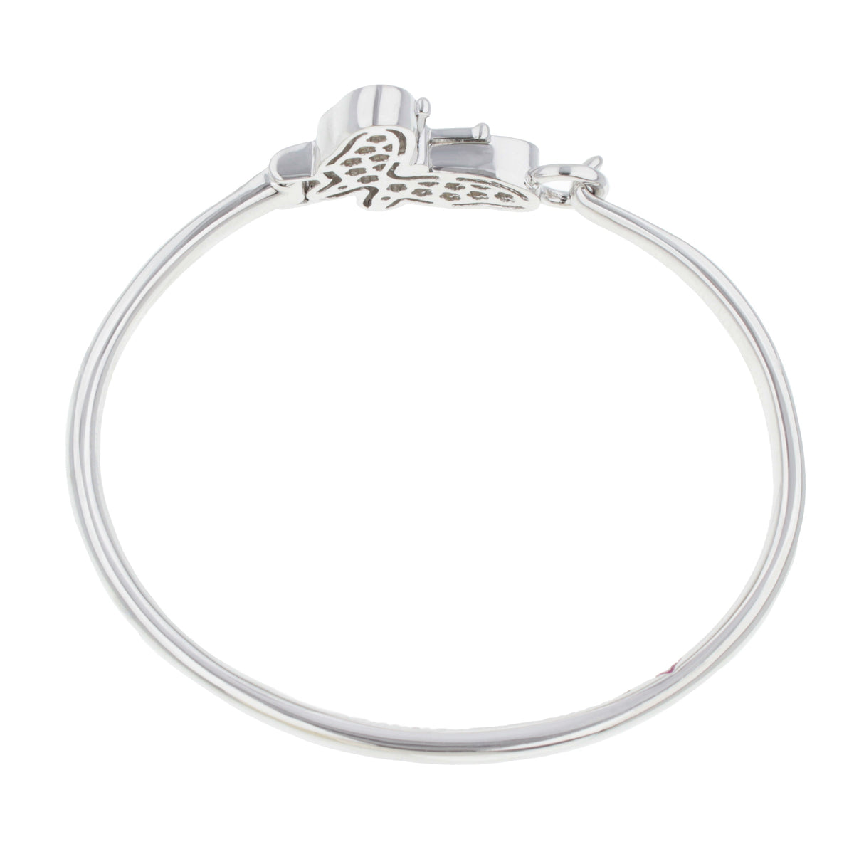 Mariposa Bangle, silver butterfly motif bracelet from Lauren G Adams Collections on Tampa Home & Garden Store