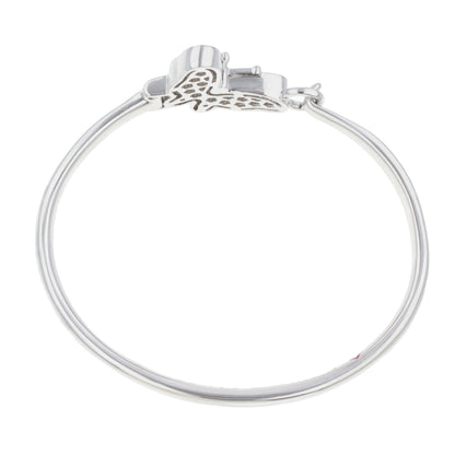 Mariposa Bangle, silver butterfly motif bracelet from Lauren G Adams Collections on Tampa Home & Garden Store