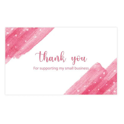 English Holiday Thank You Card for Do It Yourself