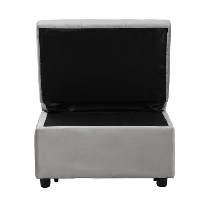 Versatile Folding Ottoman and Sofa Bed Set
