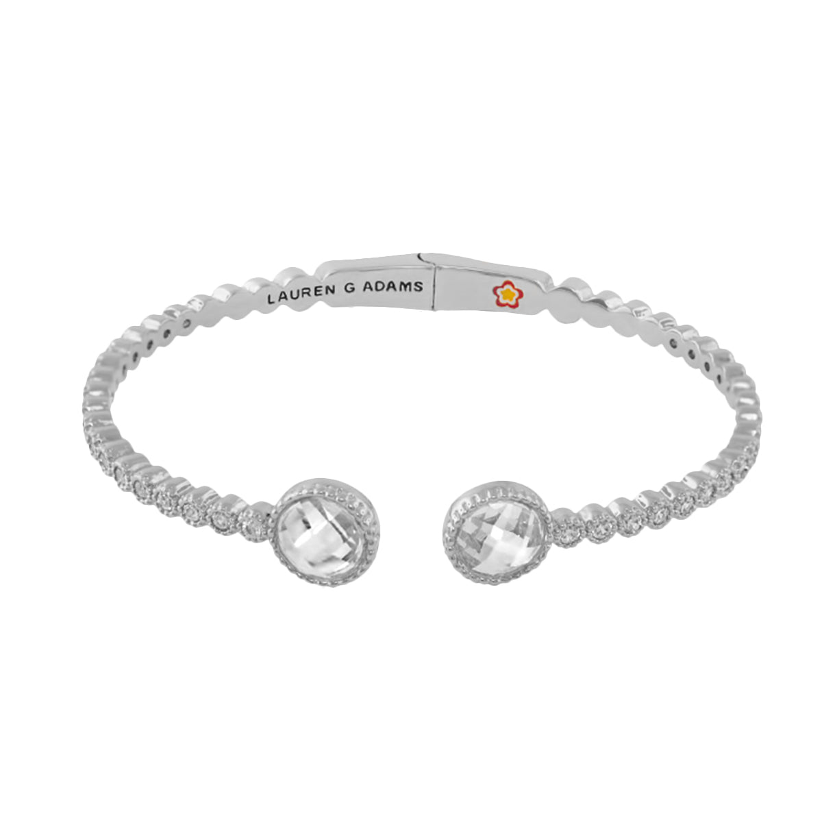 Socialite Stackable Bangle with crystal tips by Lauren G Adams on Tampa Home & Garden Store