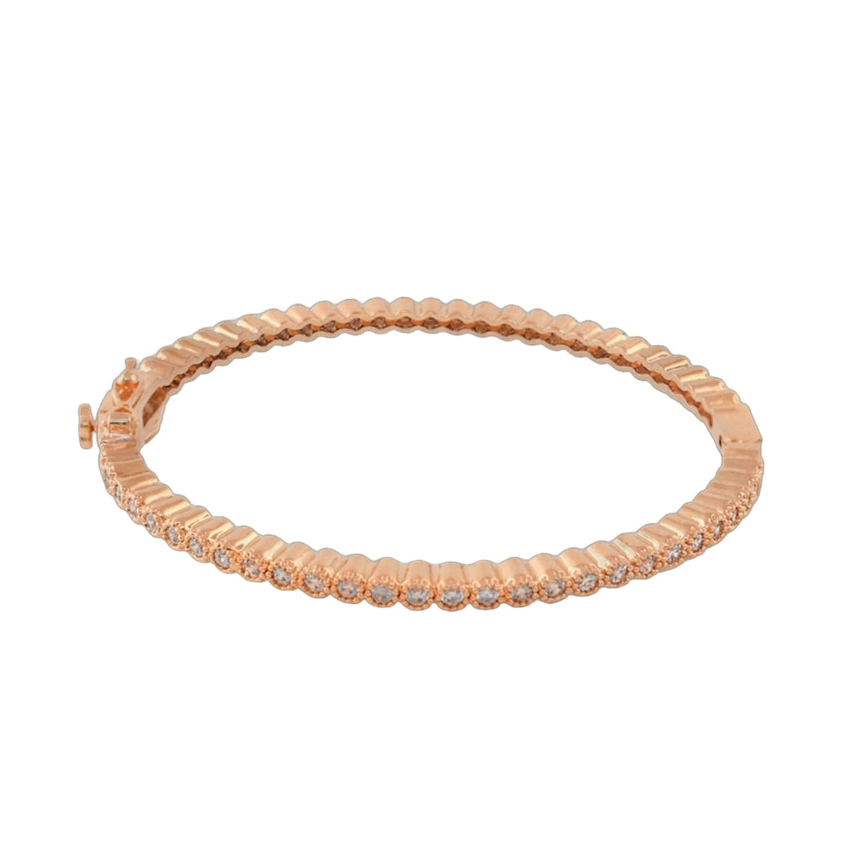 Socialite Stackable Bangle rose gold crystal hinge by Lauren G Adams on Tampa Home & Garden Store