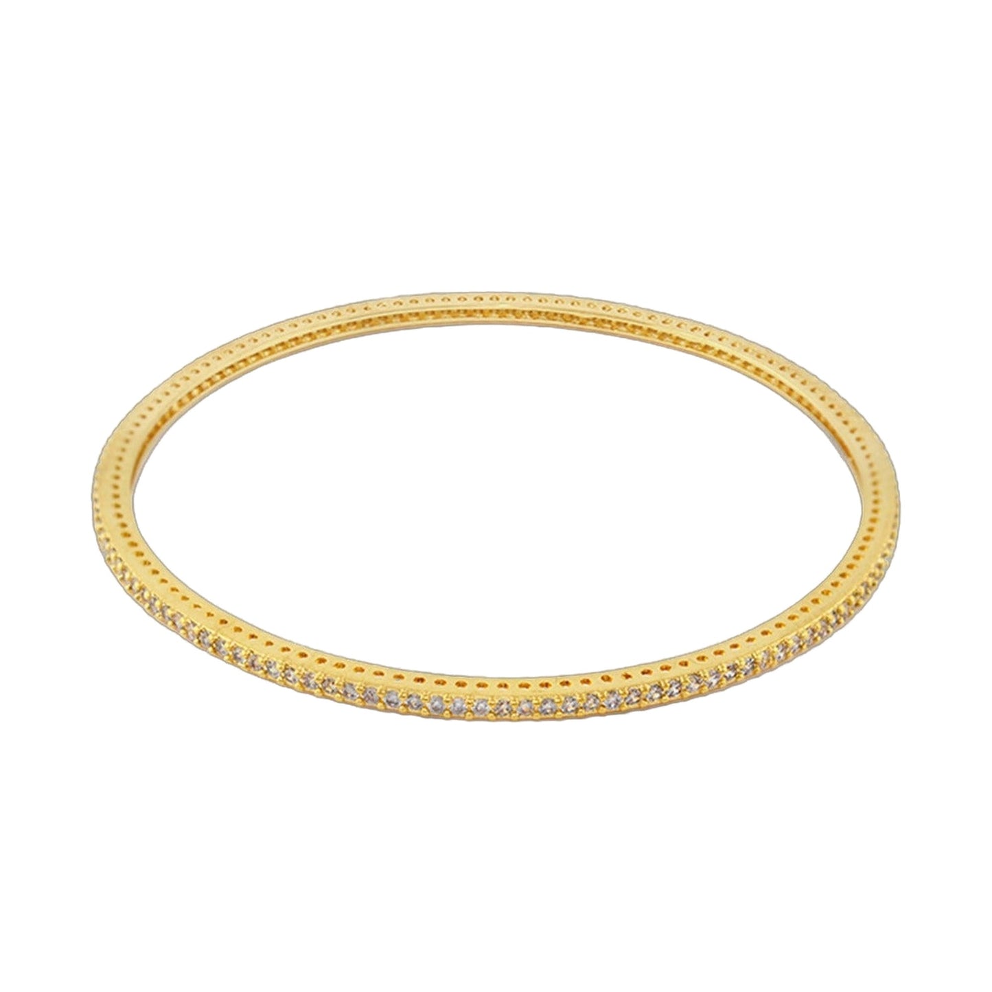 Socialite Stackable Bangle Pavé Eternity gold bracelet by Lauren G Adams on Tampa Home & Garden Store