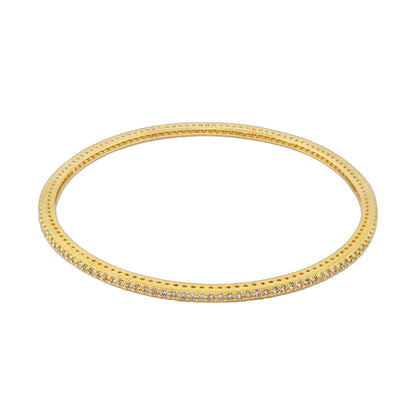 Socialite Stackable Bangle Pavé Eternity gold bracelet by Lauren G Adams on Tampa Home & Garden Store