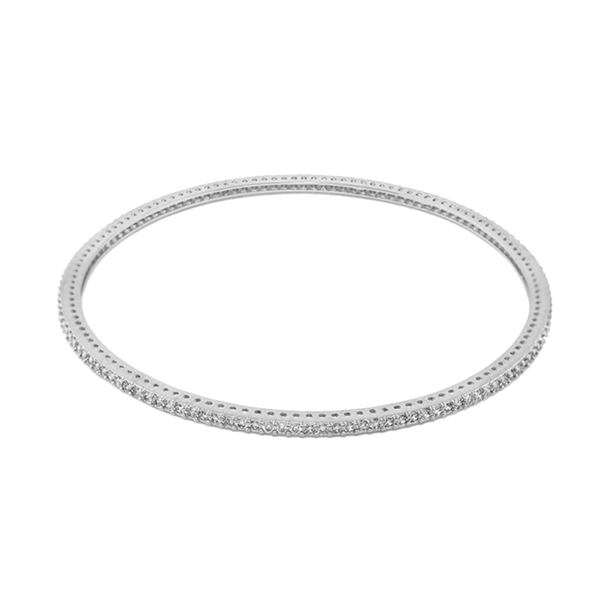 Socialite Stackable Bangle - Pavé Eternity, Lauren G Adams bracelet with pavé stones on Tampa Home & Garden Store